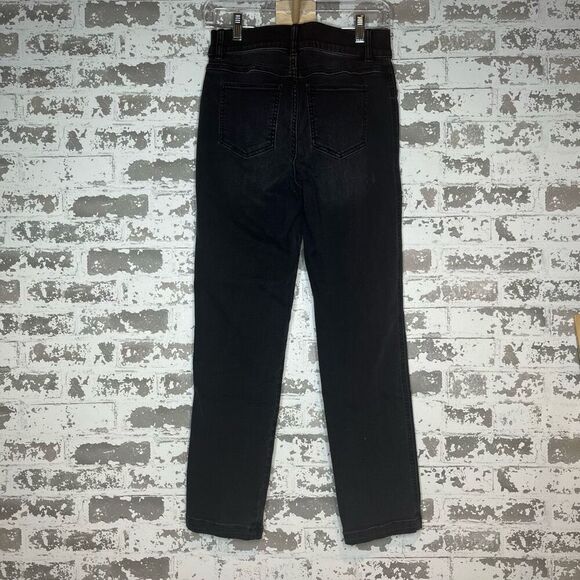 Spanx | women black straight leg denim jeans - Picture 4 of 10
